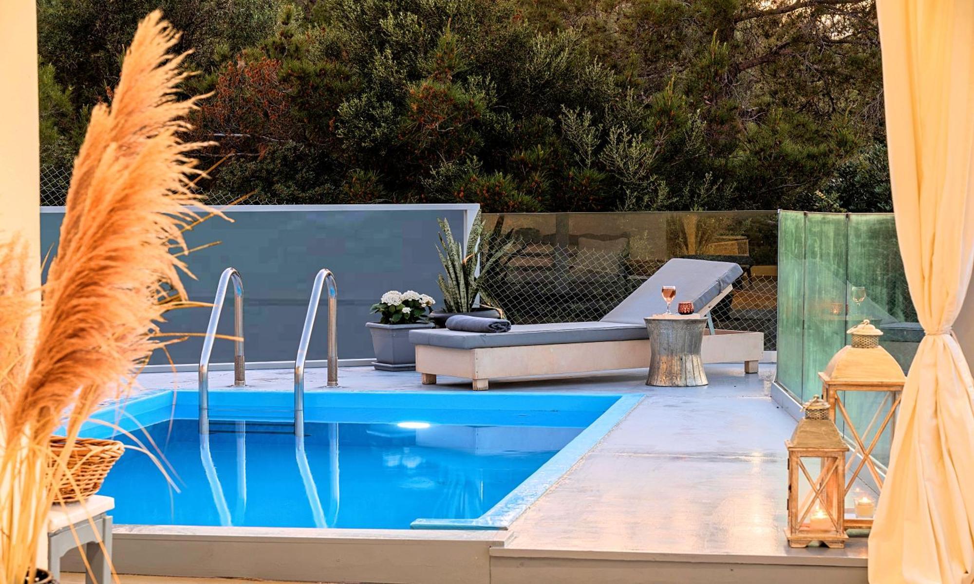 Olive Green Villa Heated Pool อายิโอสนิโกลาโอส ภายนอก รูปภาพ